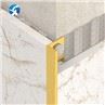 shiny brush gold l shaped aluminum trim